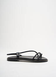 Sandales/nu pieds chiquet talon plat jusqu'à 3cm noir GIRLHOOD femme