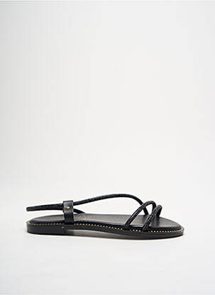 Sandales/nu pieds chiquet talon plat jusqu'à 3cm noir GIRLHOOD femme