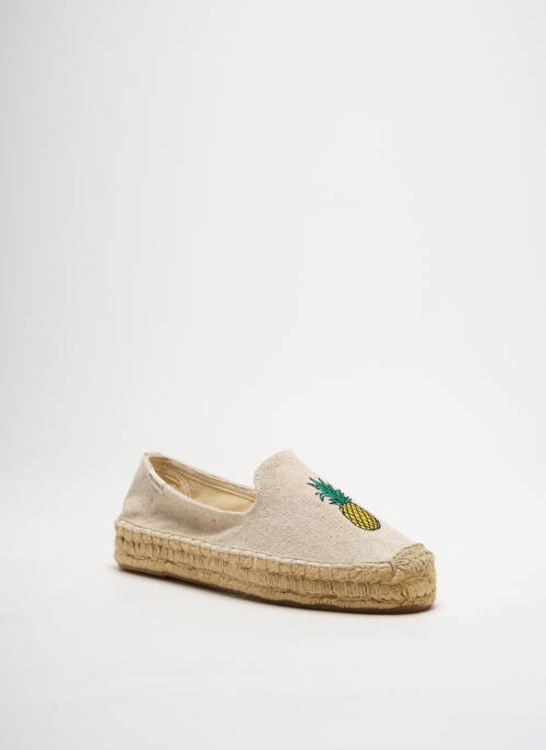 Espadrilles beige SOLUDOS pour femme