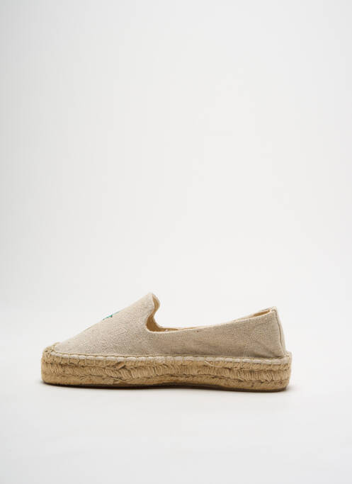 Espadrilles beige SOLUDOS pour femme