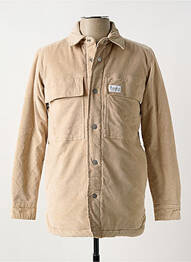 Veste casual poignets pressionnés beige KNOWLEDGE COTTON APPAREL homme