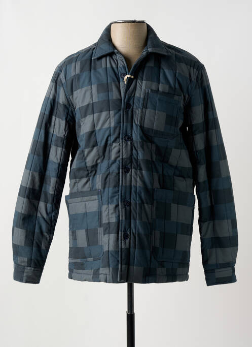 Veste casual fermeture boutonnée sur le devant bleu KESTIN homme