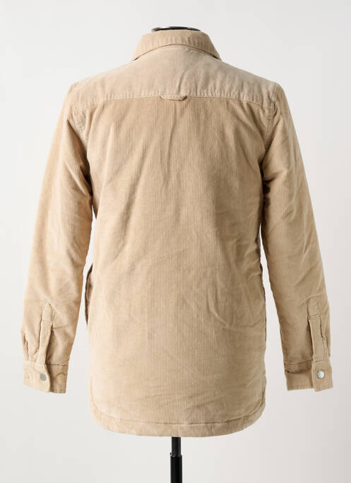 Veste casual beige KNOWLEDGE COTTON APPAREL pour homme