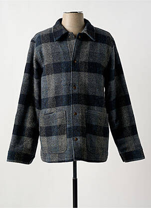 Veste casual poches bleu LE MONT ST MICHEL homme