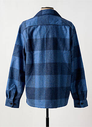 Veste casual fermeture boutonnée sur le devant bleu NUDIE JEANS CO homme
