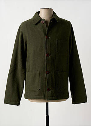 Veste casual fermeture boutonnée sur le devant vert LA PAZ homme