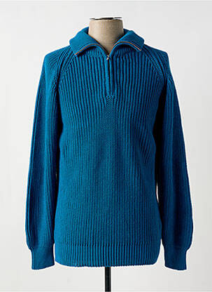 Pull stretch manches longues bleu clair HOWLIN homme