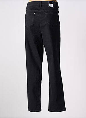Jeans coupe slim stretch taille normale noir ANNA MONTANA femme