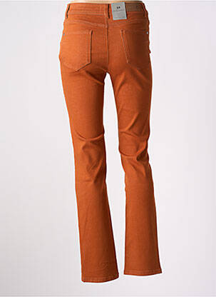 Jeans coupe droite taille haute taille haute orange DIANE LAURY femme