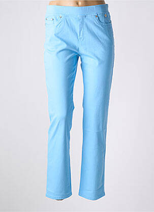 Jegging tissage denim taille normale bleu ANNA MONTANA femme