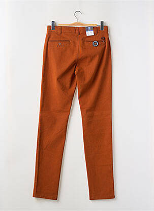 Jeans coupe slim stretch taille normale orange LUIGI MORINI homme