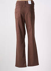 Jeans coupe droite marron JULIE GUERLANDE pour femme seconde vue