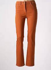 Jeans coupe droite orange DIANE LAURY pour femme seconde vue