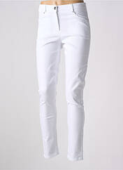 Jeans coupe slim blanc CHRISTINE LAURE pour femme seconde vue
