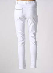 Jeans coupe slim blanc CHRISTINE LAURE pour femme seconde vue