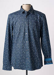 Chemise manches longues bleu DELAHAYE pour homme seconde vue