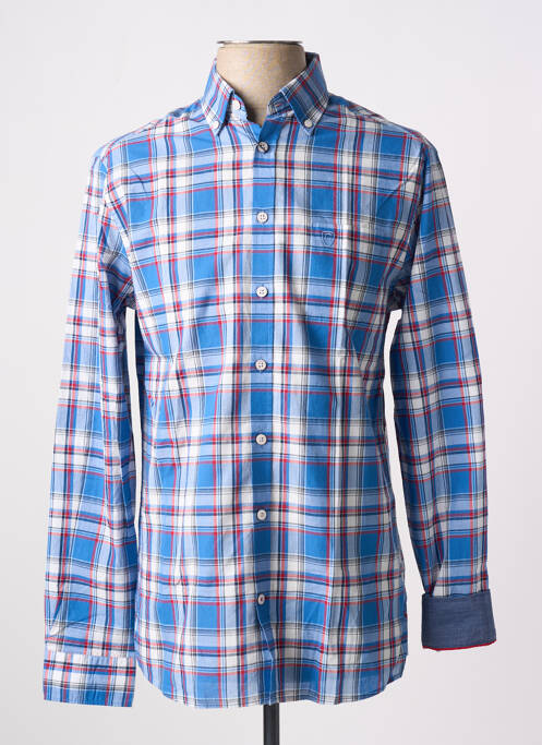 Chemise manches longues bleu CAMBRIDGE pour homme