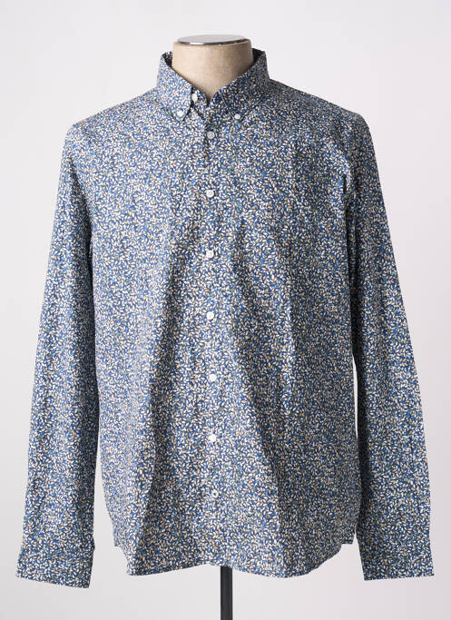 Chemise manches longues bleu CAMBRIDGE pour homme