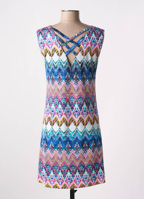 Robe courte bleu CANAT pour femme