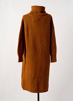 Robe pull stretch manches longues orange LOLA ESPELETA femme