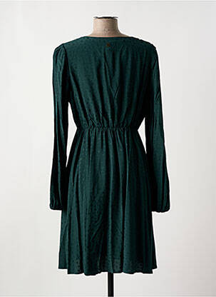 Robe mi-longue manches longues manches longues vert LOLA ESPELETA femme