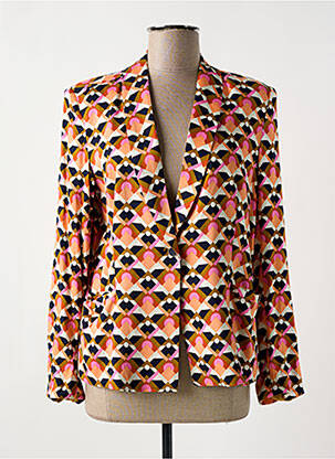 Blazer coupe cintrée orange LOLA ESPELETA femme
