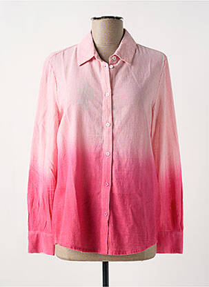 Chemisier coupe cintrée manches longues rose KANOPE femme