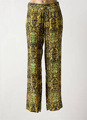 Pantalon droit taille haute taille haute vert MKT STUDIO femme