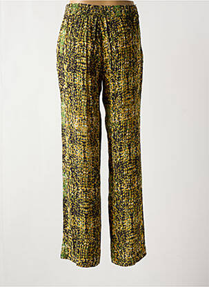 Pantalon droit taille haute taille haute vert MKT STUDIO femme