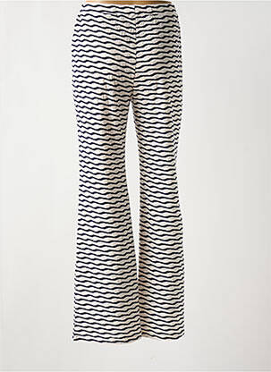 Pantalon flare stretch taille normale bleu YERSE femme