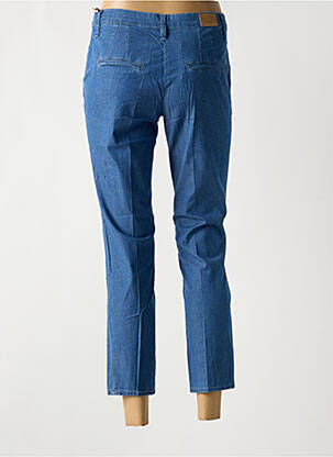 Pantalon chino taille basse taille basse bleu KANOPE femme