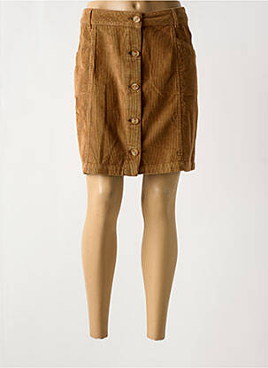 Jupe courte poches marron LOLA ESPELETA femme
