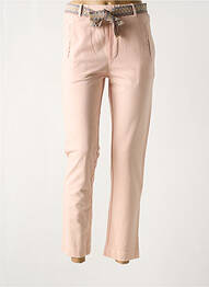 Pantalon 7/8 taille haute taille haute rose YERSE femme