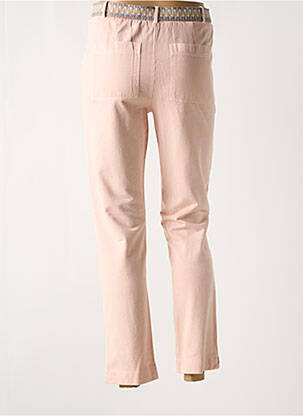 Pantalon 7/8 taille haute taille haute rose YERSE femme