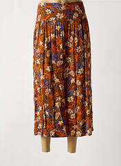 Jupe longue orange LE PETIT BAIGNEUR pour femme seconde vue