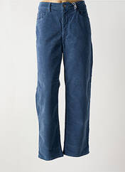 Pantalon droit bleu KANOPE pour femme seconde vue