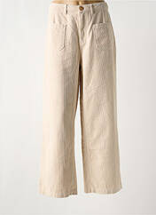 Pantalon large beige LOLA ESPELETA pour femme seconde vue