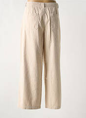 Pantalon large beige LOLA ESPELETA pour femme seconde vue