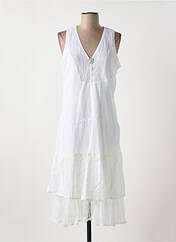 Robe mi-longue blanc ALICE ET BARNABE pour femme seconde vue