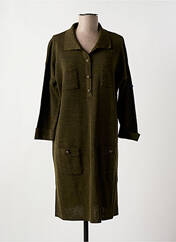 Robe pull vert LE PETIT BAIGNEUR pour femme seconde vue