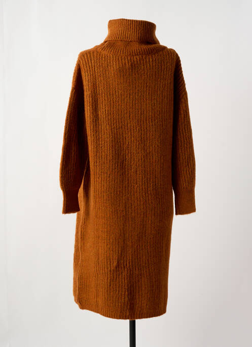 Robe pull stretch manches longues orange LOLA ESPELETA femme