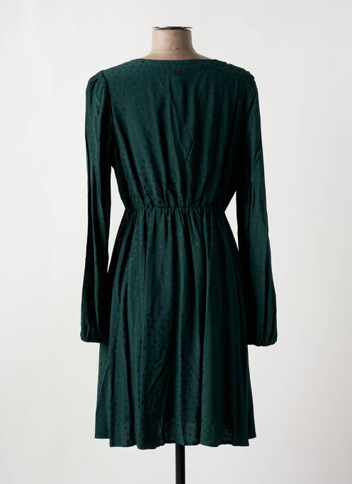 Robe mi-longue manches longues manches longues vert LOLA ESPELETA femme
