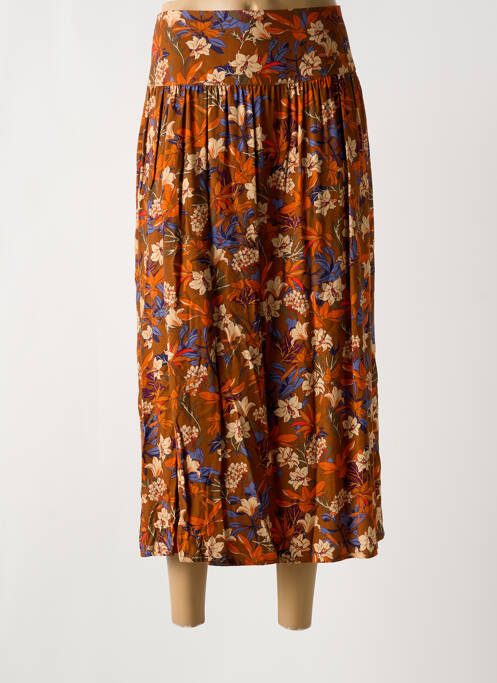 Jupe longue orange LE PETIT BAIGNEUR pour femme