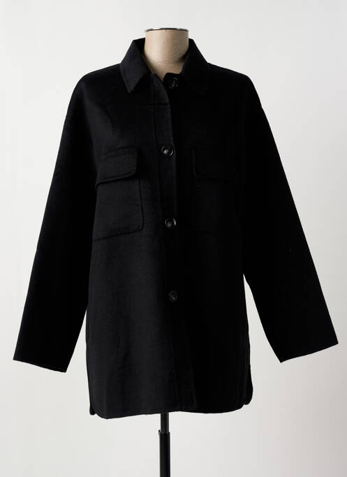 Manteau court noir YERSE pour femme