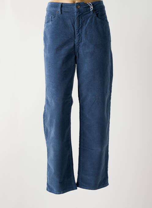 Pantalon droit bleu KANOPE pour femme