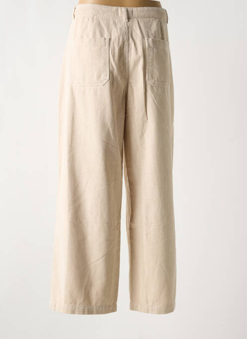 Pantalon large beige LOLA ESPELETA pour femme