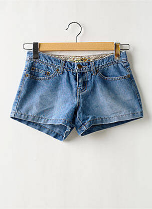 Short tissage denim taille basse bleu TYTE femme