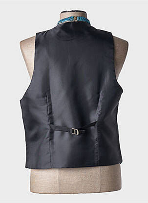 Gilet sans manche effet matière satinée bleu DANISSIMO homme