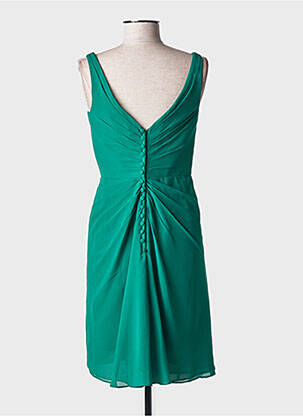 Robe courte sans manche sans manche vert MARIAGE femme