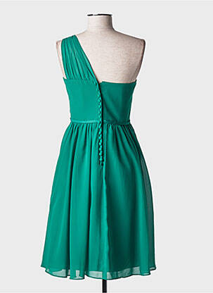 Robe mi-longue sans manche sans manche vert MARIAGE femme